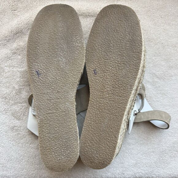 Rag & Bone August Light Tan Suede Espadrille Sandals Women EU 38.5 US 8 - 8.5 - Picture 11 of 13